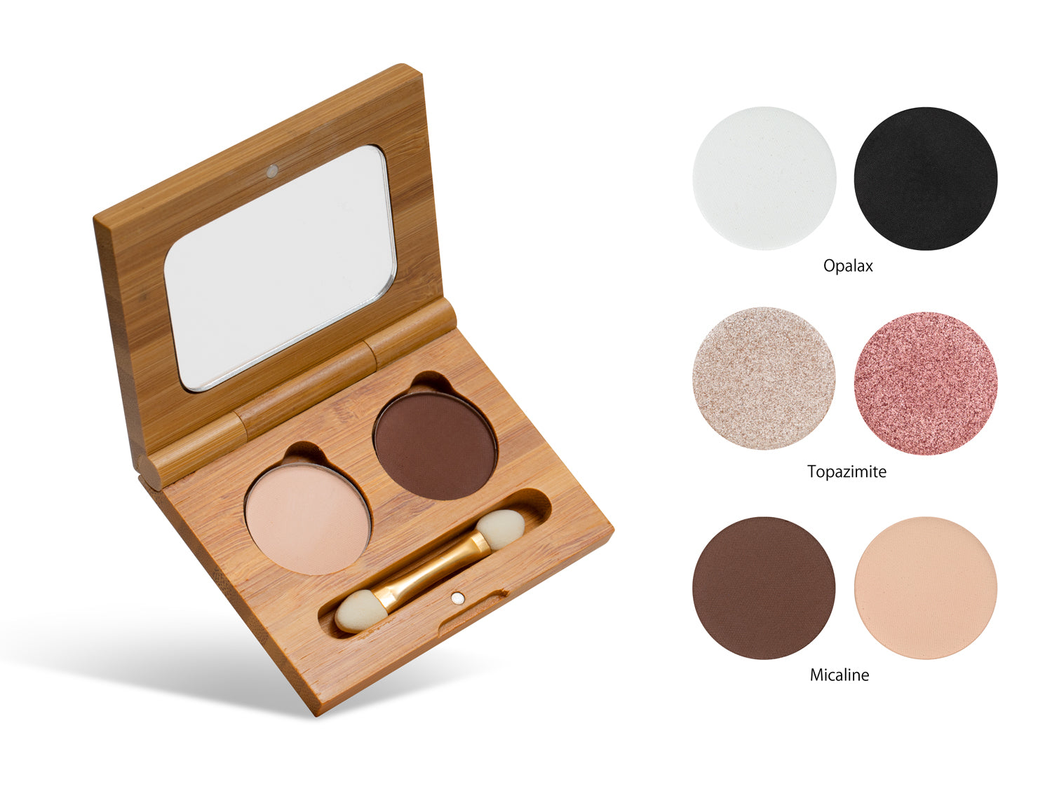 Vegan Mineral Eyeshadow Duo | Clean, Toxin-Free, Sustainable Beauty