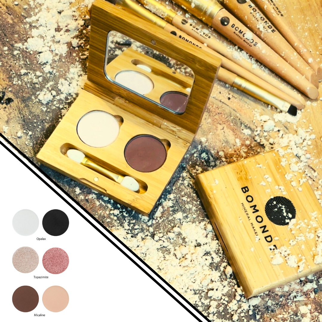 Vegan Mineral Eyeshadow Duo | Clean, Toxin-Free, Sustainable Beauty